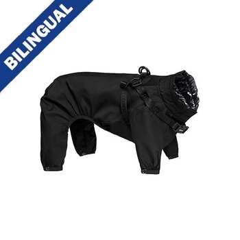 Canada Pooch Harness Snowsuit Black Size 16