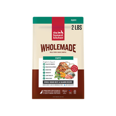 The Honest Kitchen Whole Grain Beef & Salmon Dehydrated Puppy Dog Food 2lb