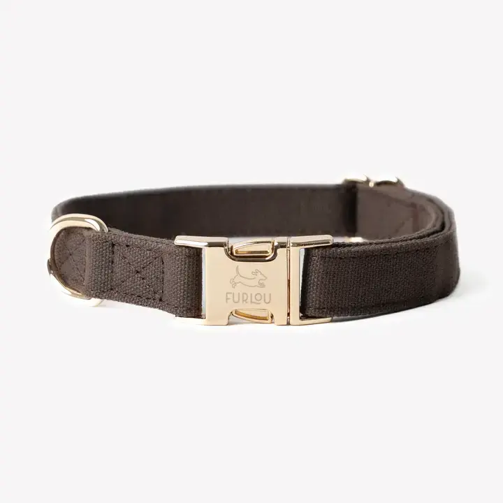 Furlou Furlou Canvas Dog Collar
