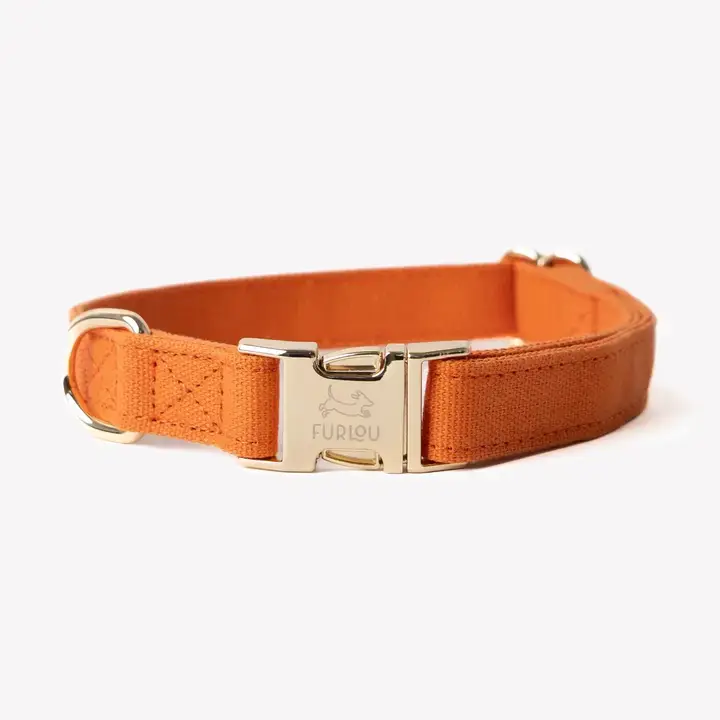 Furlou Furlou Canvas Dog Collar
