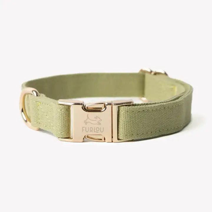 Furlou Furlou Canvas Dog Collar
