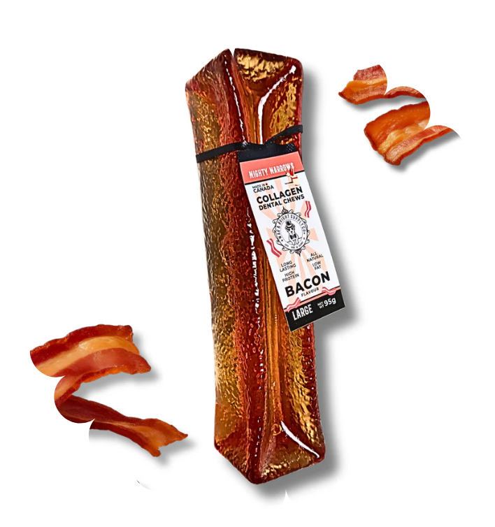 Wag&Bright Collagen Dental Chews Bacon Large