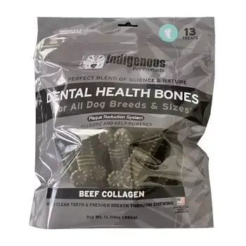 Indigenous Pet Indigenous Pet Dental Bones Beef Collagen All Dogs 13ct 456g