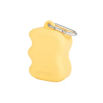 Springer Squeeze Silicone Dog Treat Dispenser - Yellow