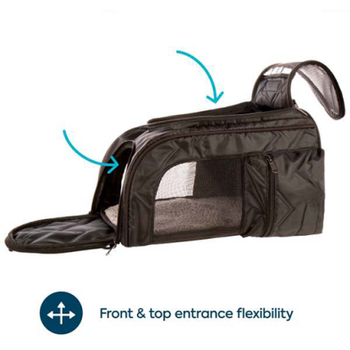 Sherpa Sherpa Convertible Pet Carrier & Backpack, Black, Medium