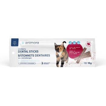 Animora Cranberry Dental Sticks For Cat