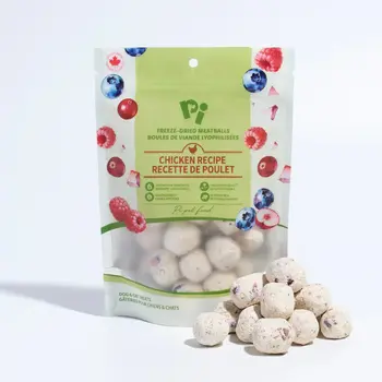 PI Pet Food Freeze-Dried Meatballs - Chicken 50g