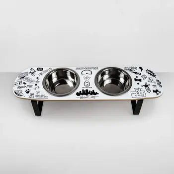 Jiby Dog Skatebowls - Doodle (Medium/Mid 6in)