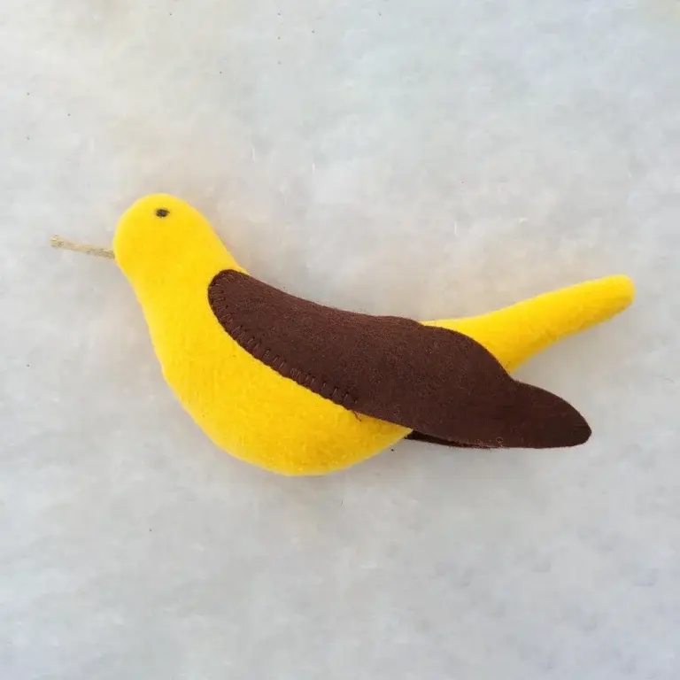 Dreamcat Catnip toy - Yellow bird