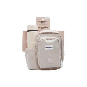 dexypaw Dexypaws Crossbody Bag, with Bottle And Accessories - Buttercream