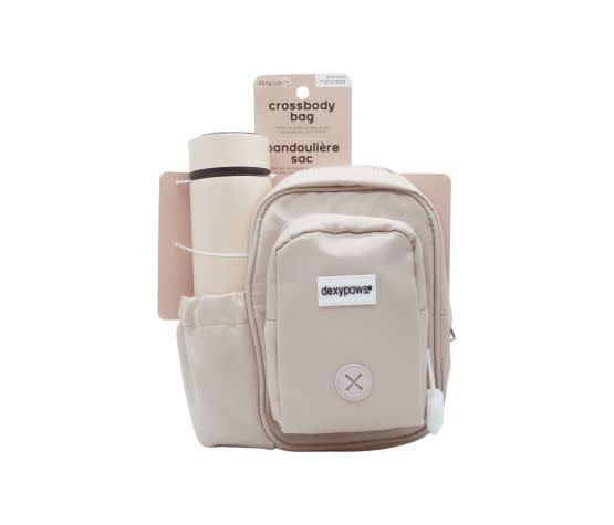 dexypaw Dexypaws Crossbody Bag, with Bottle And Accessories - Buttercream