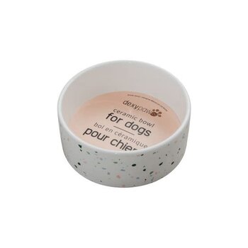 dexypaw Ceramic Dog Bowl 50oz - Terrazzo