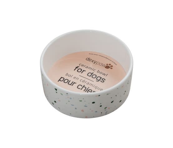 dexypaw Ceramic Dog Bowl 50oz - Terrazzo