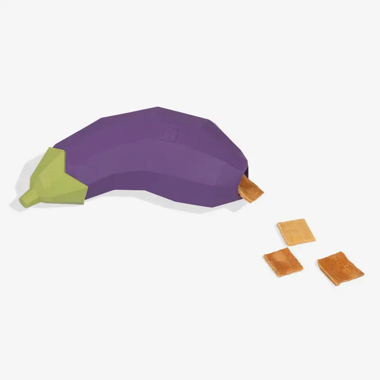 Zee Dog Eggplant Dog Toy