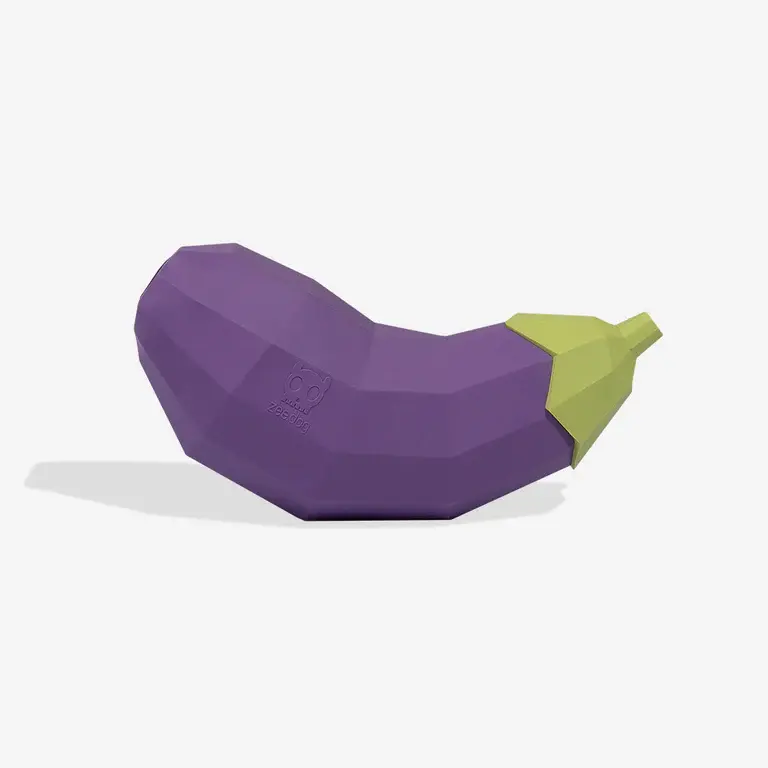 Zee Dog Eggplant Dog Toy