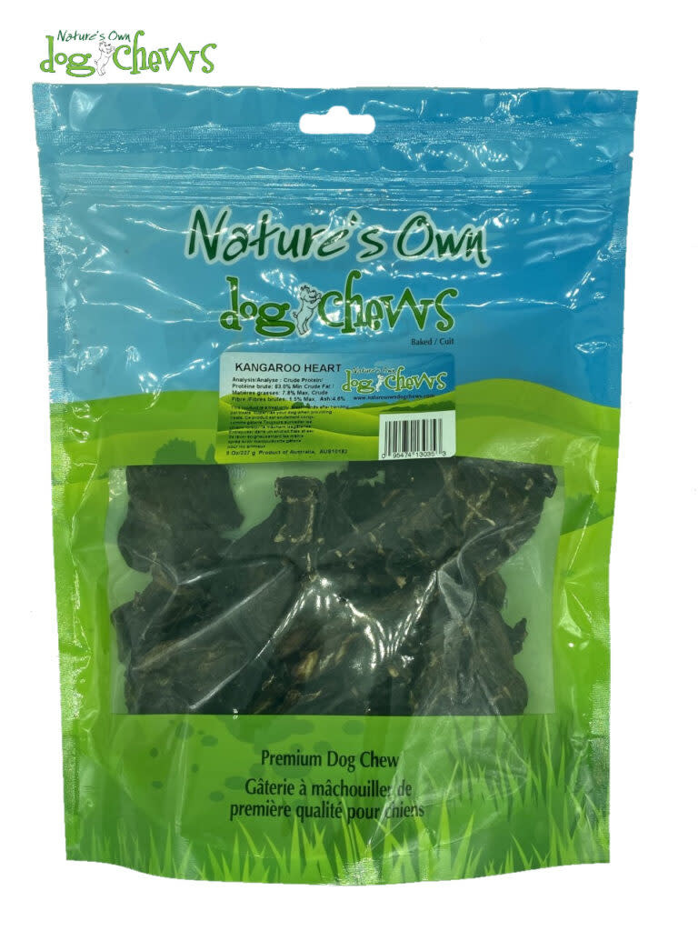 Nature's Own Kangaroo Heart Dog Chew 227g