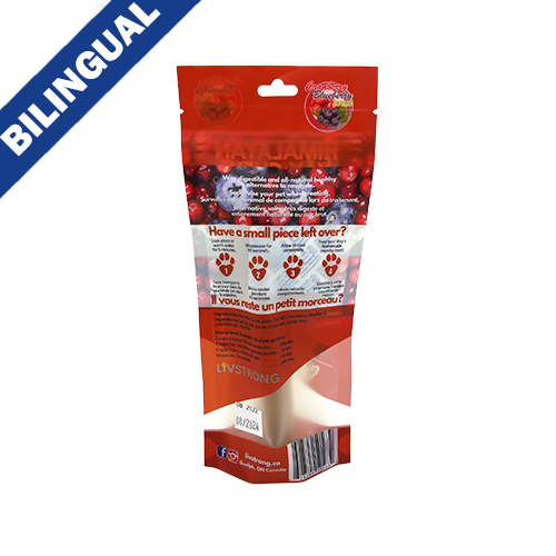 Livstrong Himalayan Yak Cheese Infused with Cranberry & Blueberry Dog Treat 75g
