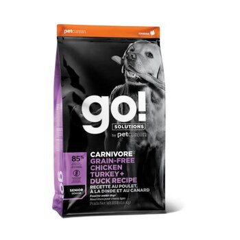 PetCurean Carnivore Grain Free Chicken, Turkey + Duck Recipe For Senior Dog 3.5 Lbs