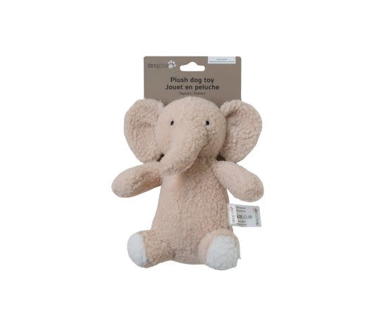dexypaw Plush Dog Toy - Elephant 8"