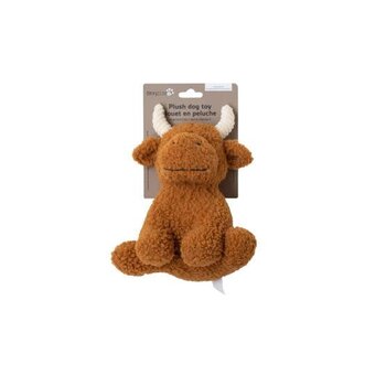 dexypaw Plush Dog Toy - Cow 8"