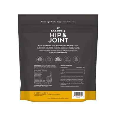 Dogswell Hip & Joint Jerky Duck Recipe Dog Treat 20oz