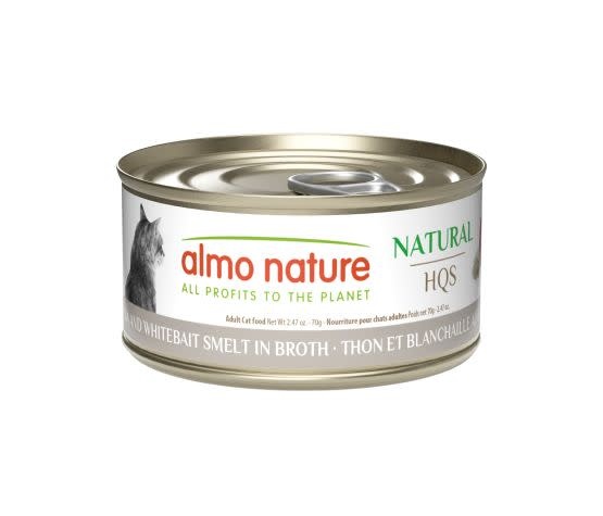 Almo Nature Tuna And Whitebait Smelt In Broth