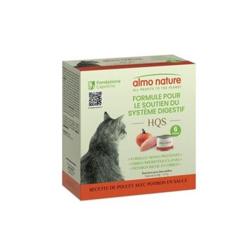Almo Nature Cat Digestive Support Formula - Chicken Recipe With Pumpkin In Gravy