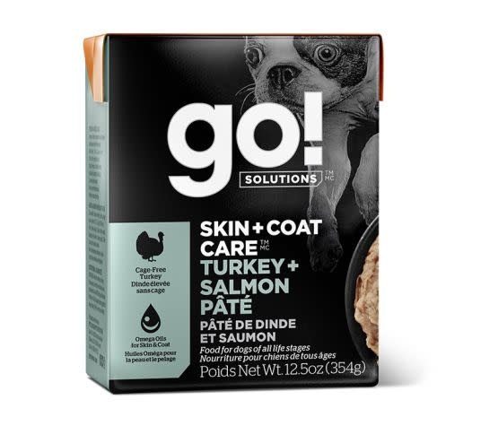 PetCurean Skin + Coat Care Turkey + Salmon Pâté For Dogs 12.5oz