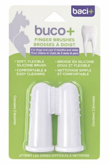 Baci+ Buco+ Silicone Finger Brushes Cat/Dog