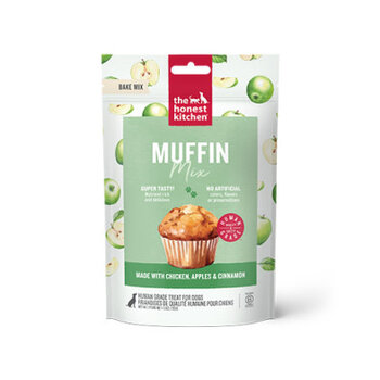 The Honest Kitchen Muffin Mix made with Chicken, Apples & Cinnamon Human Grade Treat for Dogs 7.5oz