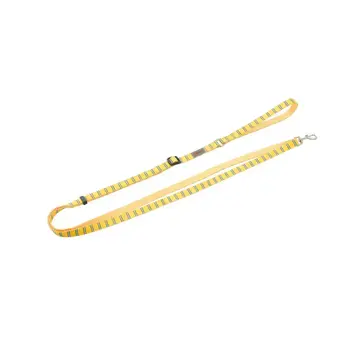 Puppy Gallery Stripe Daisy Dog Lead Yellow