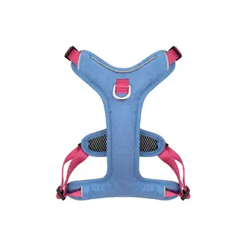 Puppy Gallery GO Mentum Dog Harness Blue & Pink
