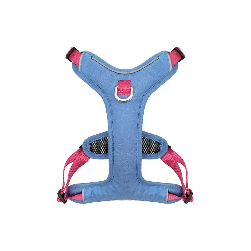 Puppy Gallery GO Mentum Dog Harness Blue & Pink