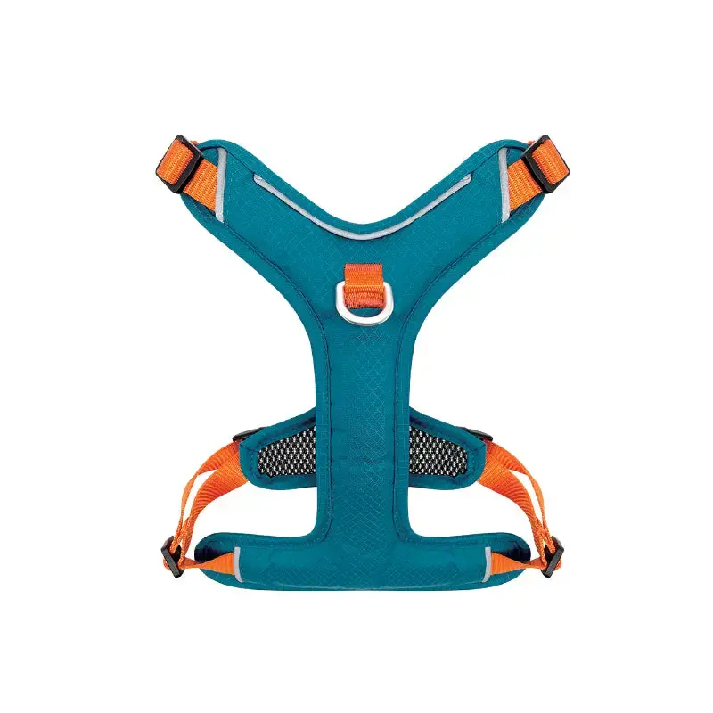 Puppy Gallery GO Mentum Dog Harness Green & Orange