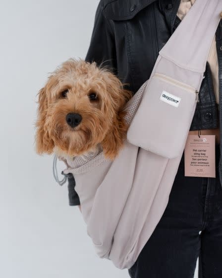 dexypaw Dexypaws Pet Carrier Sling Bag Nude Up to 18 lbs