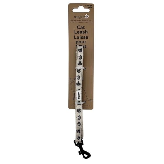 dexypaw Dexypaws Polyester Leash For Cat 5'