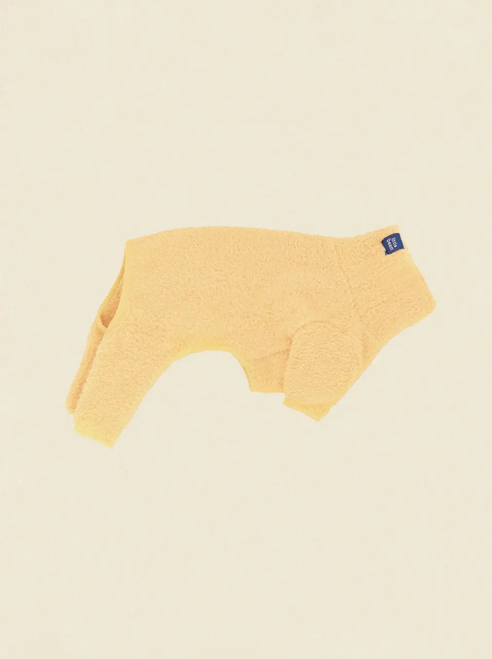 Little Beast Solid Fleece Onesie - Yellow