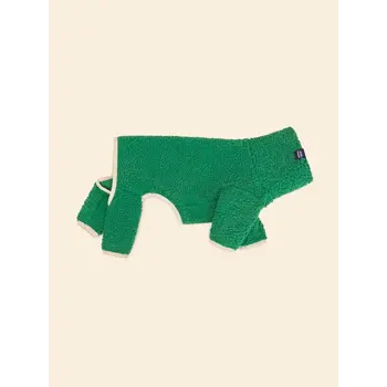 Little Beast Solid Fleece Onesie - Green