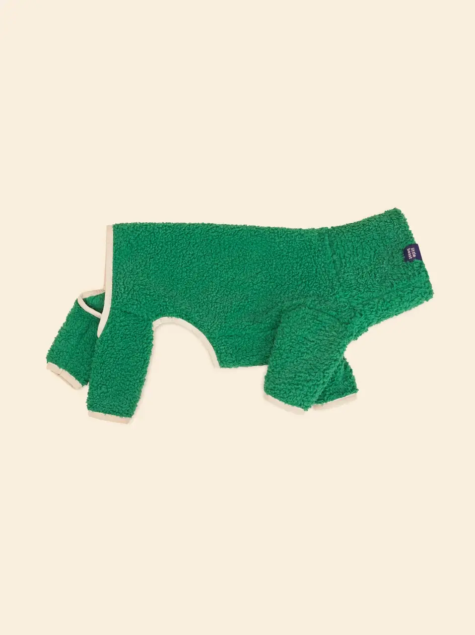 Little Beast Solid Fleece Onesie - Green