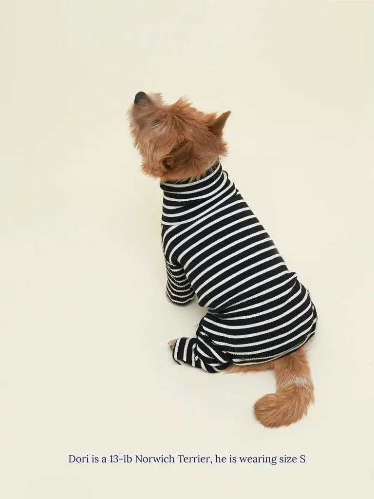 Little Beast Café in Paris Onesie- Black & White