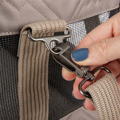 Sherpa Deluxe™ Soft Sided Dog & Cat Carrier Driftwood Grey Large