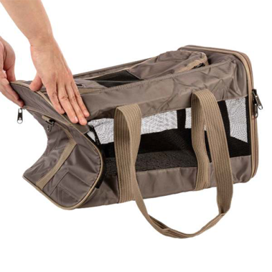 Sherpa Deluxe™ Soft Sided Dog & Cat Carrier Driftwood Grey Large