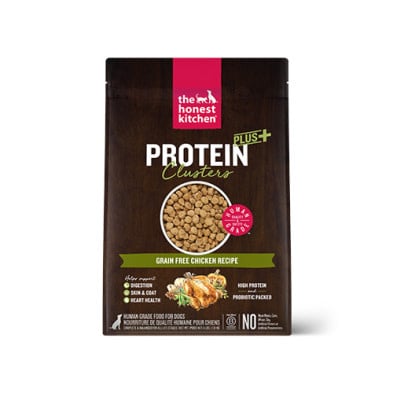 The Honest Kitchen Protein Plus+ Clusters Grain Free Chicken Recipe Dog Food 4lb