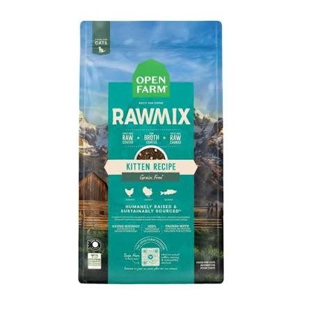 Open Farm RawMix Grain Free Kitten Recipe Dry Cat Food 2.25lb