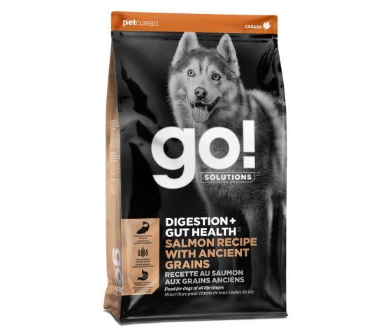 PetCurean Petcurean Go! Digestion + Gut Health Salmon Recipe With Ancient Grains For Dog 12 Lbs