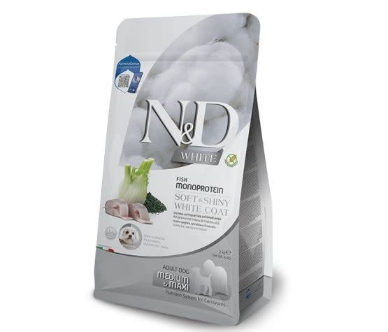 Farmina Farmina N&D White Coat Grain Free Dog Sea Bass, Kelp & Fennel Medium/maxi 4.4 Lb