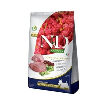 Farmina N&D Quinoa Grain Free Dog Weight Management Lamb Mini 5.5 Lb