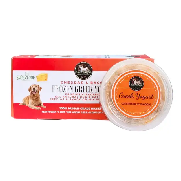 Milo & Lily Milo & Lily Greek Yogurt - Cheddar & Bacon 384ml
