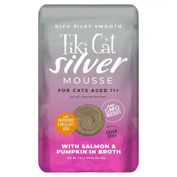 Tiki Cat Copy of Tiki Cat Velvet Mousse - Wild Salmon in broth 2.8oz