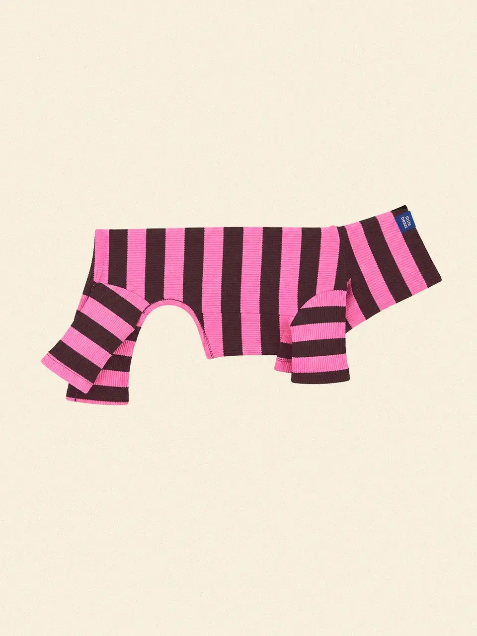 Little Beast Cheshire Pink Brown Onesie